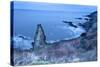 Rock Stack on the Fife Coast Near St. Andrews, Fife, Scotland, United Kingdom, Europe-Mark-Stretched Canvas