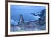 Rock Stack on the Fife Coast Near St. Andrews, Fife, Scotland, United Kingdom, Europe-Mark-Framed Photographic Print