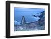 Rock Stack on the Fife Coast Near St. Andrews, Fife, Scotland, United Kingdom, Europe-Mark-Framed Photographic Print