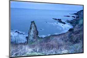 Rock Stack on the Fife Coast Near St. Andrews, Fife, Scotland, United Kingdom, Europe-Mark-Mounted Photographic Print