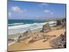 Rock Stacks, Beach and Rugged Coastline at Bedruthan Steps, North Cornwall, England-Neale Clark-Mounted Photographic Print