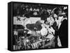 Rock Star Eric Clapton Playing Guitar in the Group Blind Faith-Ralph Crane-Framed Stretched Canvas