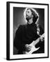 Rock Star Eric Clapton Playing His Guitar in Concert at the Meadowlands Arena-null-Framed Premium Photographic Print