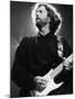 Rock Star Eric Clapton Playing His Guitar in Concert at the Meadowlands Arena-null-Mounted Premium Photographic Print