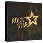 Rock Star Grunge Icon-pashabo-Stretched Canvas