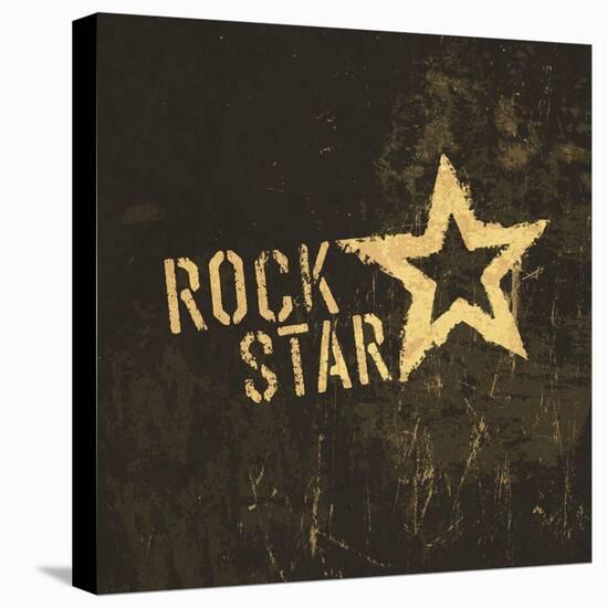 Rock Star Grunge Icon-pashabo-Stretched Canvas