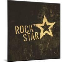 Rock Star Grunge Icon-pashabo-Mounted Art Print
