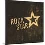 Rock Star Grunge Icon-pashabo-Mounted Art Print