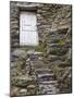 Rock Steps Lead to Old Wooden Door, Vernazza, Italy-Dennis Flaherty-Mounted Photographic Print
