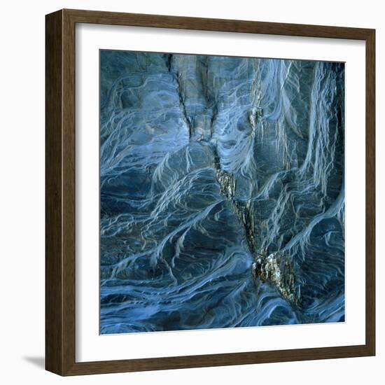 Rock Strata at Torcross, Devon, UK-Ed Pavelin-Framed Photographic Print