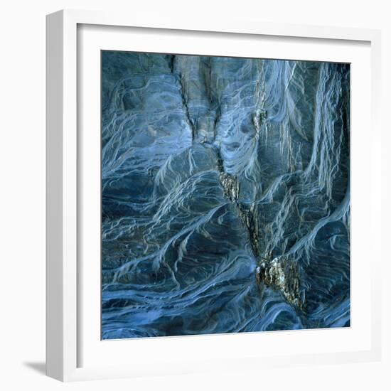 Rock Strata at Torcross, Devon, UK-Ed Pavelin-Framed Photographic Print