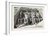 Rock Temple of Aboo Simbel. Egypt, 1879-null-Framed Giclee Print