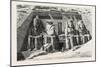 Rock Temple of Aboo Simbel. Egypt, 1879-null-Mounted Giclee Print