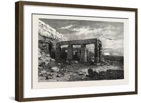 Rock-Temple of Girsheh, Egypt, 1879-null-Framed Giclee Print