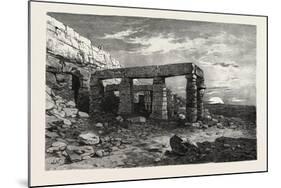 Rock-Temple of Girsheh, Egypt, 1879-null-Mounted Giclee Print