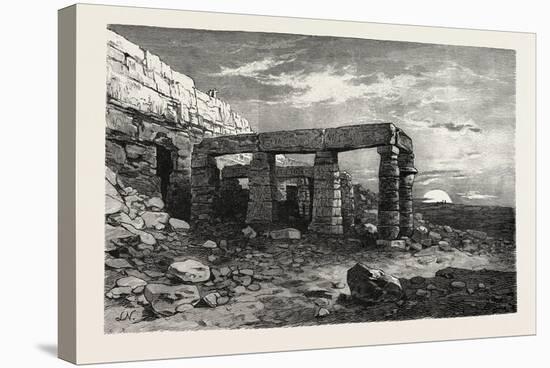 Rock-Temple of Girsheh, Egypt, 1879-null-Stretched Canvas