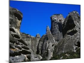 Rock Towers of Meteora-Perry Mastrovito-Mounted Photographic Print