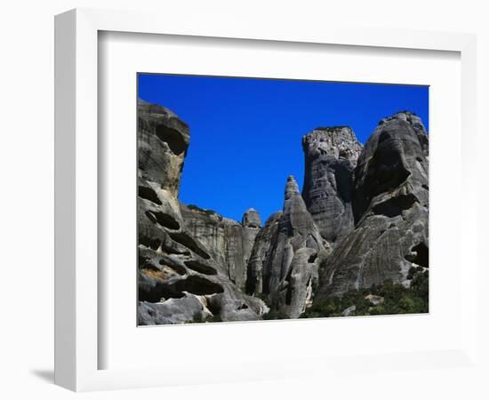 Rock Towers of Meteora-Perry Mastrovito-Framed Photographic Print