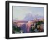 Rock Towers of the Rio Virgin, 1908-Thomas Moran-Framed Giclee Print