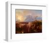 Rock Towers of the Rio Virgin-Thomas Moran-Framed Art Print