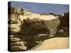 Rock wall in the Sahara, Egypt-English Photographer-Stretched Canvas