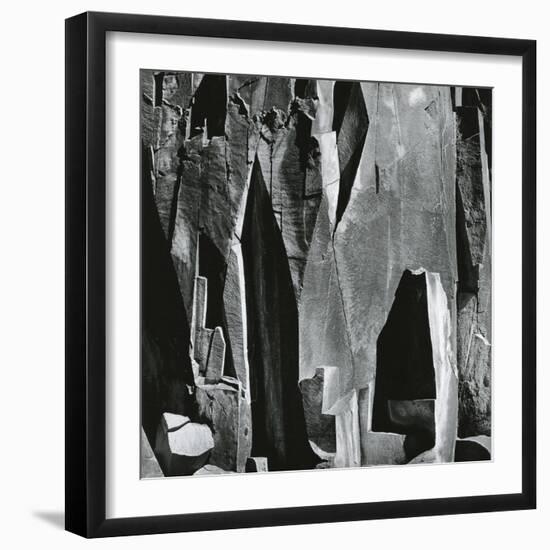 Rock Wall, Westgard Pass, California, 1971-Brett Weston-Framed Photographic Print