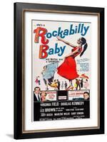 Rockabilly Baby-null-Framed Art Print