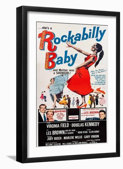 Rockabilly Baby-null-Framed Art Print