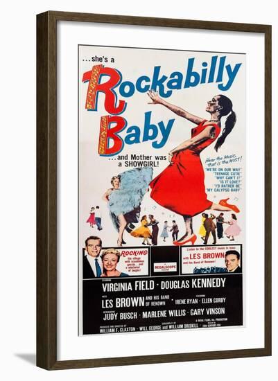 Rockabilly Baby-null-Framed Art Print