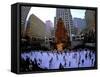 Rockafeller Center at Christmas, New York City, New York, USA-Bill Bachmann-Framed Stretched Canvas