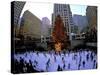 Rockafeller Center at Christmas, New York City, New York, USA-Bill Bachmann-Stretched Canvas