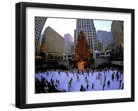 Rockafeller Center at Christmas, New York City, New York, USA-Bill Bachmann-Framed Photographic Print