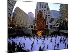 Rockafeller Center at Christmas, New York City, New York, USA-Bill Bachmann-Mounted Photographic Print