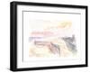 Rockaway Beach in Queens New York-M. Bleichner-Framed Art Print