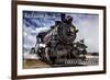 Rockaway Beach, Oregon - Train Front View-Lantern Press-Framed Premium Giclee Print