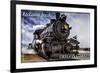 Rockaway Beach, Oregon - Train Front View-Lantern Press-Framed Premium Giclee Print