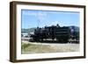Rockaway Beach, Oregon - Train Sideview-Lantern Press-Framed Art Print