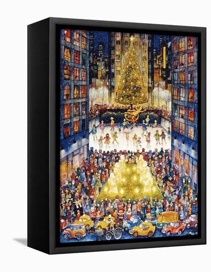 Rockefeller Center 1-Bill Bell-Framed Stretched Canvas