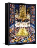 Rockefeller Center 1-Bill Bell-Framed Stretched Canvas