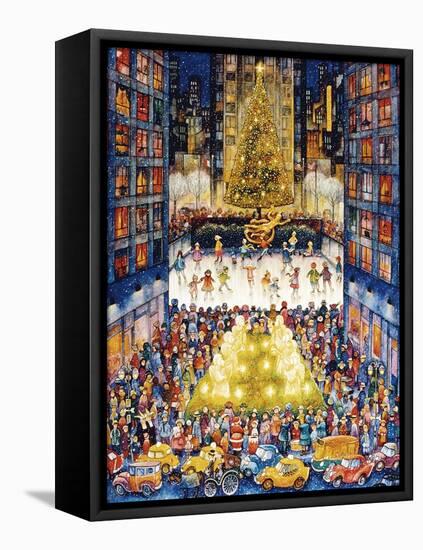 Rockefeller Center 1-Bill Bell-Framed Stretched Canvas