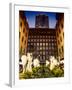 Rockefeller Center and 5th Ave Views with Christmas Decoration at Nightfall-Philippe Hugonnard-Framed Photographic Print