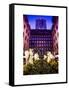 Rockefeller Center and 5th Ave Views with Christmas Decoration at Nightfall-Philippe Hugonnard-Framed Stretched Canvas