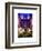 Rockefeller Center and 5th Ave Views with Christmas Decoration at Nightfall-Philippe Hugonnard-Framed Art Print