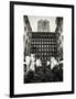 Rockefeller Center and 5th Ave Views with Christmas Decoration at Nightfall-Philippe Hugonnard-Framed Art Print