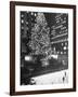 Rockefeller Center Christmas Tree at Night-Alfred Eisenstaedt-Framed Photographic Print