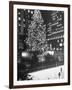 Rockefeller Center Christmas Tree at Night-Alfred Eisenstaedt-Framed Photographic Print