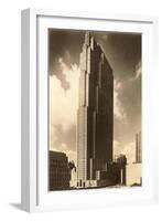 Rockefeller Center, New York City-null-Framed Art Print