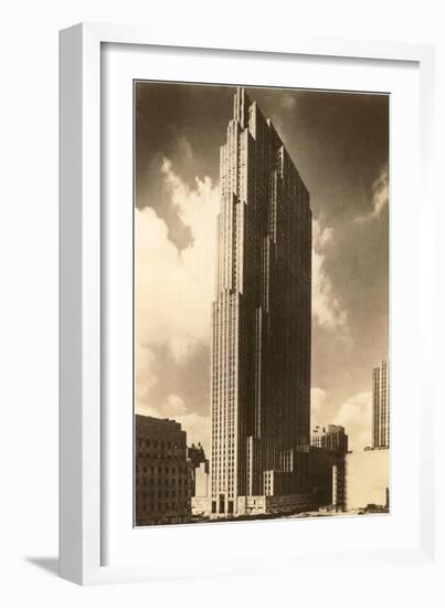 Rockefeller Center, New York City-null-Framed Art Print