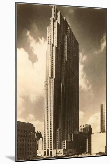 Rockefeller Center, New York City-null-Mounted Art Print