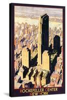Rockefeller Center, New York-Leslie Ragan-Stretched Canvas